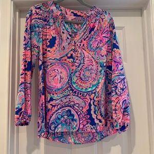Lilly Pulitzer Elsa Silk Top